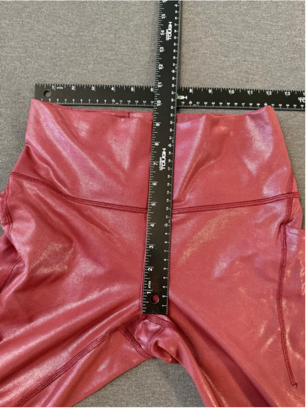 Lululemon Wunder Train High-Rise Tight 25" lmt edition Radiate Foil Red Merlot 8 - Picture 6 of 8